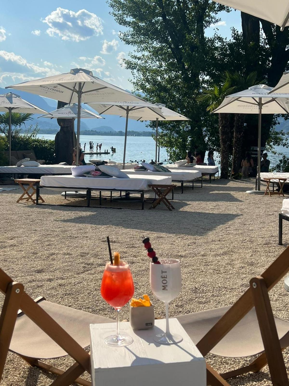 Riva Beach Club I Boutique Hotel I Restaurant Gambarogno Bagian luar foto
