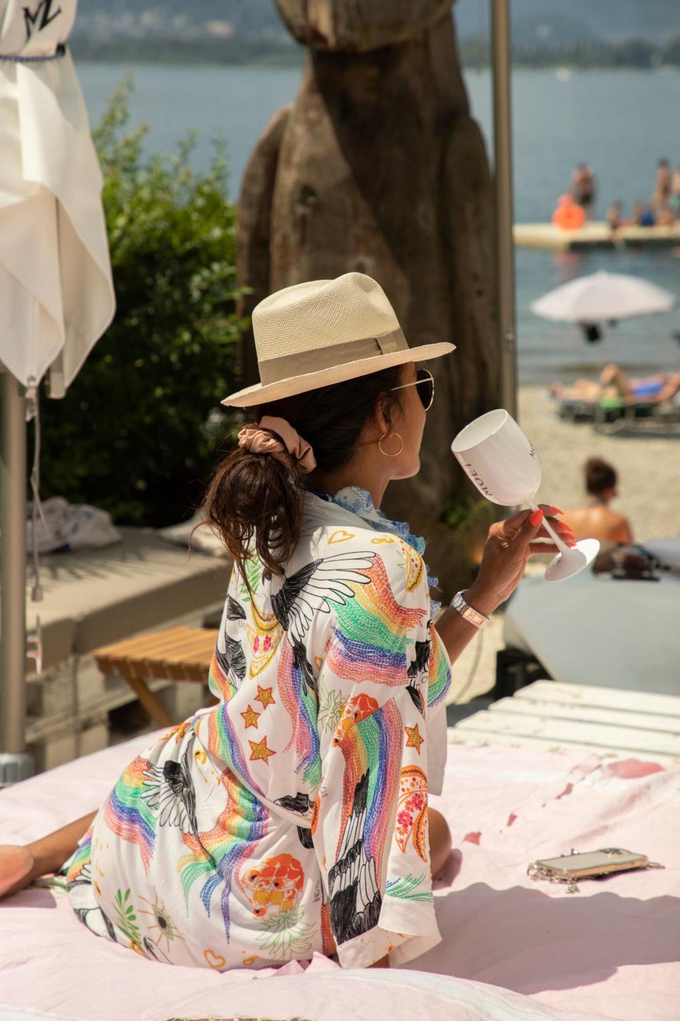 Riva Beach Club I Boutique Hotel I Restaurant Gambarogno Bagian luar foto